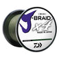 Daiwa JBRAID x4 Braided Line  65 lbs  300 yds  Dark Green JB4U65300DG
