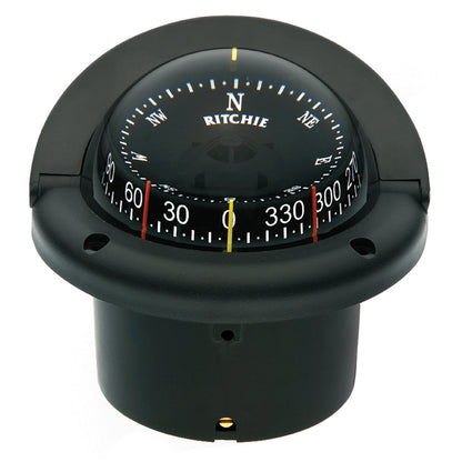 Ritchie HF743 Helmsman Combidial Compass  Flush Mount  Black HF743