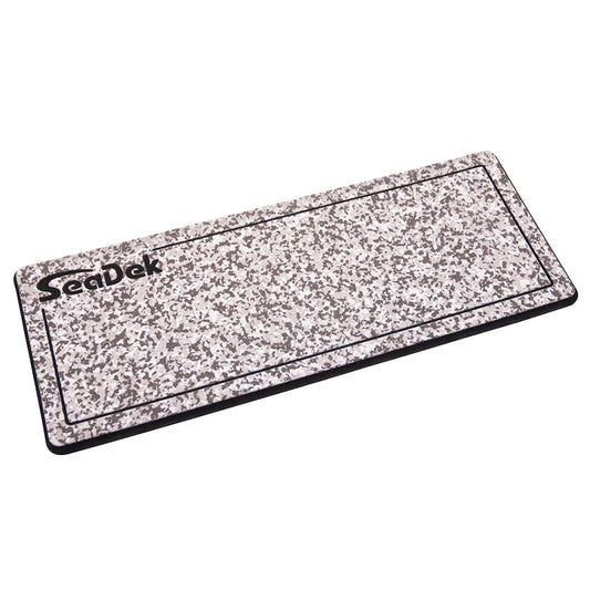 SeaDek 16 x 39 20mm Dual Density Large Helm Pad wSeaDek Logo  Brushed Texture  Snow CamoBlack 4064mm x 9906mm x 20mm