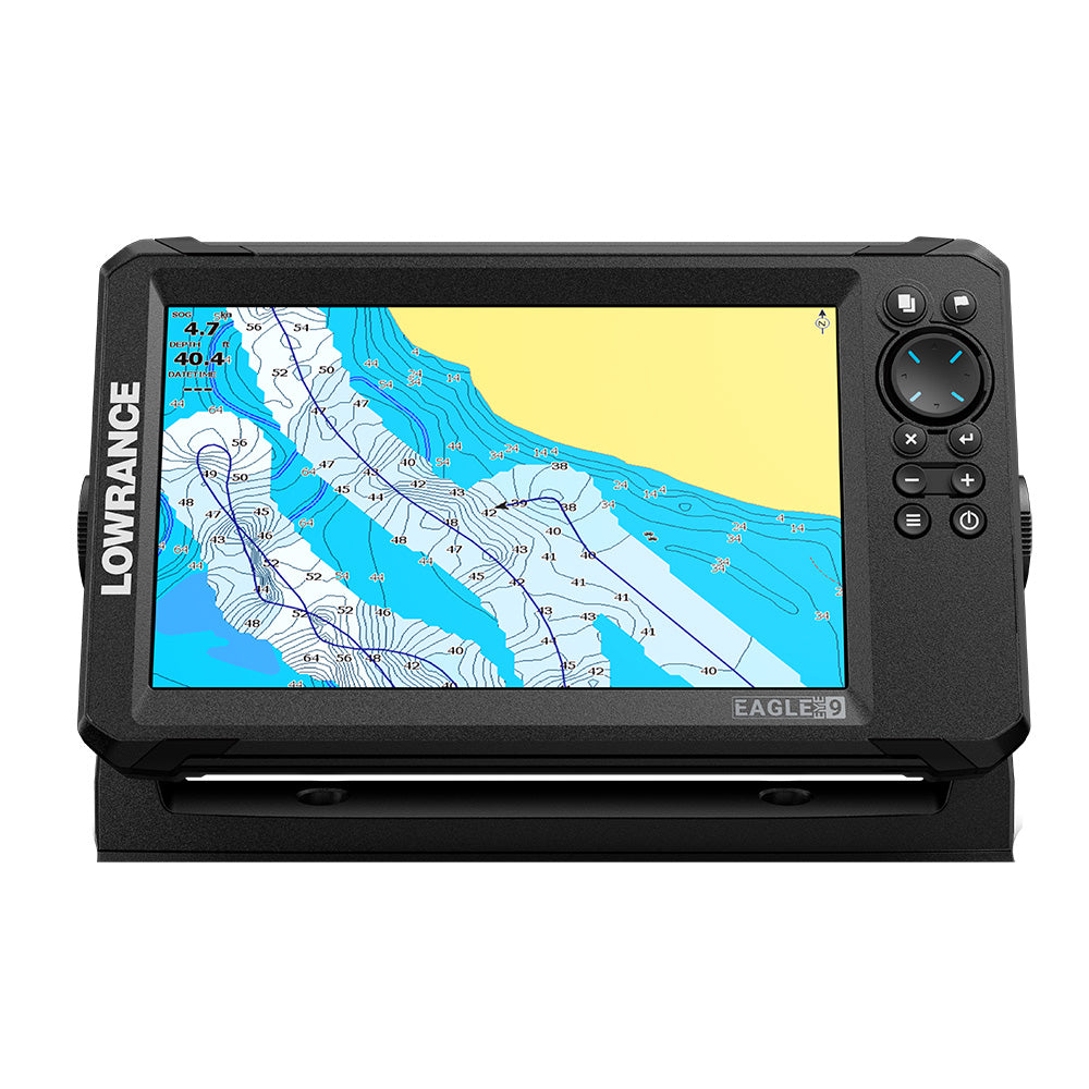 Lowrance Eagle Eye 9 Live wTM Transducer  CMAP Inland Charts 00016129001