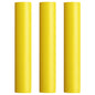 Pacer Battery Cable Heat Shrink Tubing  1 x 12  Yellow 3Pieces BEHS112YL3