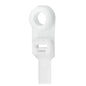 Pacer 8 Cable Tie wMounting Ring  Natural Color  50lb Tensile Strength  2 Bundle Diameter  100 Piece Bag CTMR2S100