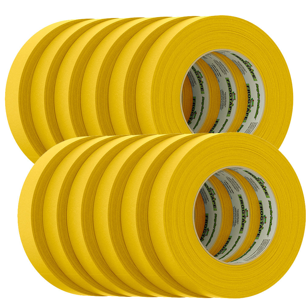 FrogTape CP 225 MediumHigh Adhesion Masking Tape  24MM x 55M x 12Pack  Gold  Rated f225F 105320