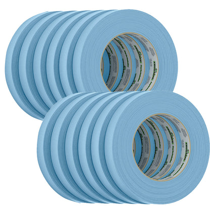 FrogTape CP 250 MediumHigh Adhesion Masking Tape  18MM x 55M x 12Pack  Light Blue  Rated f250F 105770