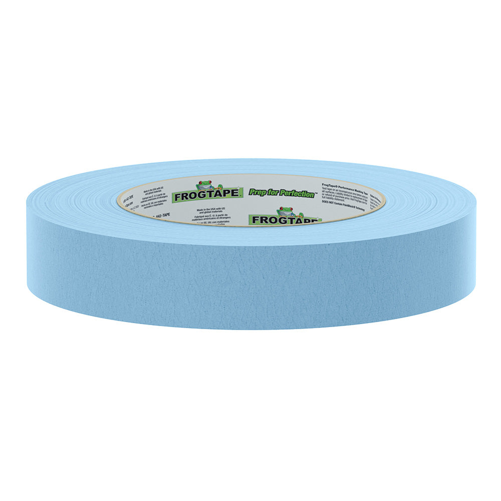 FrogTape CP 250 MediumHigh Adhesion Masking Tape  24MM x 55M x 12Pack  Light Blue  Rated f250F 105327