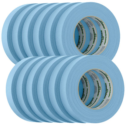FrogTape CP 250 MediumHigh Adhesion Masking Tape  24MM x 55M x 12Pack  Light Blue  Rated f250F 105327