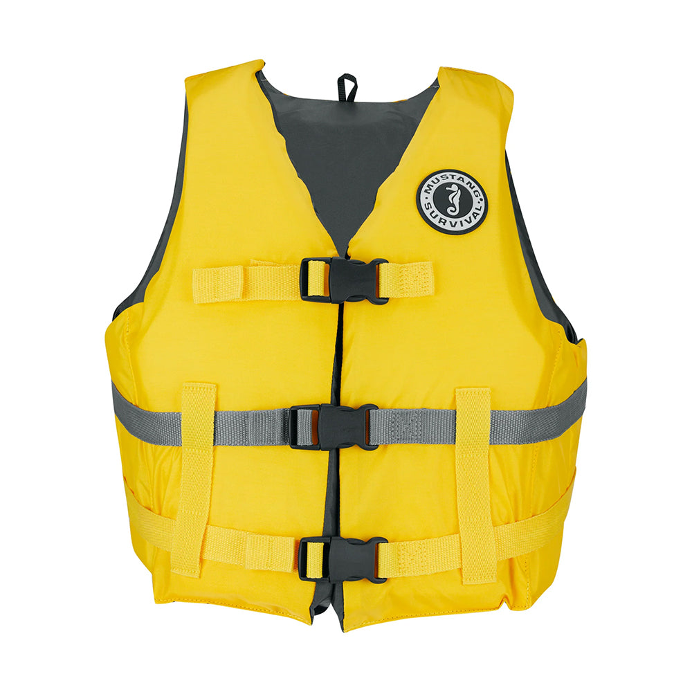 Mustang Livery Foam Vest  ML  Yellow MV701025ML