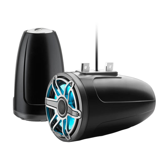 JL Audio M6 Series 77 Enclosed Tower Coaxial System wTitanium Sport Grille  Transflective LED Lighting 