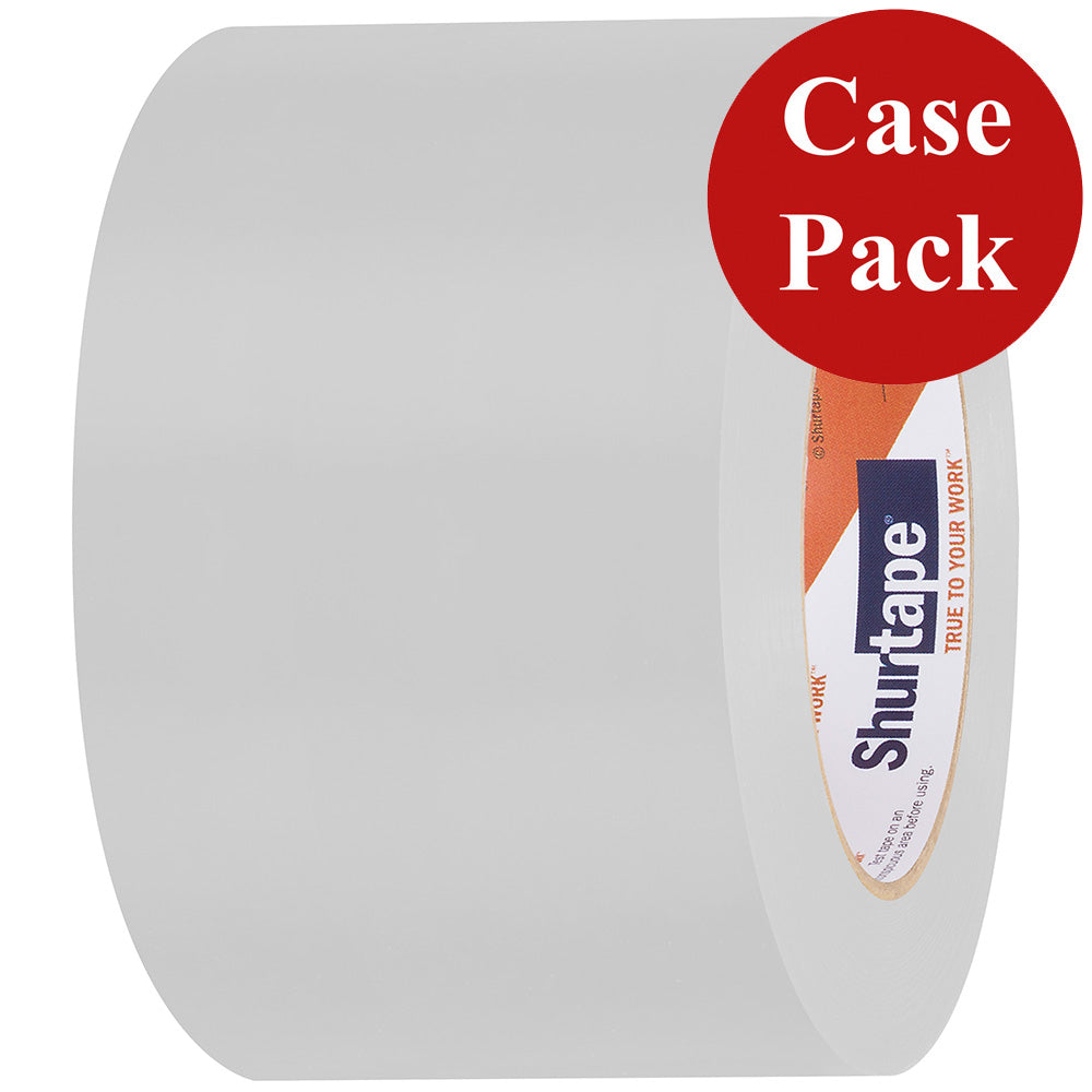 Shurtape UVResistant Marine Hull Preservation Tape  72MM  33M Roll  Straight Edge White Case of 16 Rolls 105747C
