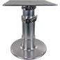 Springfield Pedestal  3Stage Table  1630  Brite Dip 1660236