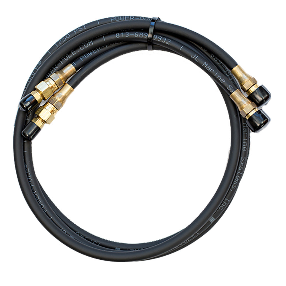 PowerPole 10 ft Hydraulic Hose Extension Kit wGreen Marine Fluid HOSEEXTKT10