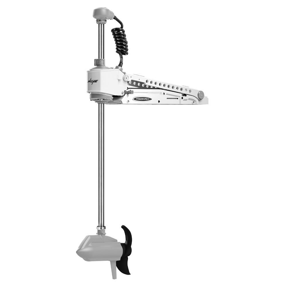 PowerPole MOVE ZR Trolling Motor  2436V  60 Shaft Length  White wLowrance HDI xSonic Transducer MVZR60WT