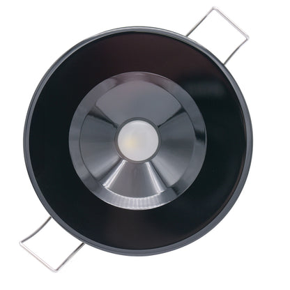 Lumitec Illusion Flush Mount LED Down Light  Spectrum RGBW  Cool White  Black Housing 117157