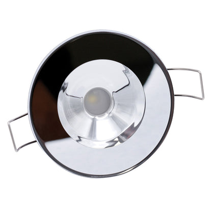 Lumitec Illusion Flush Mount LED Down Light  Spectrum RGBW  Cool White  Mirrored Housing 117147
