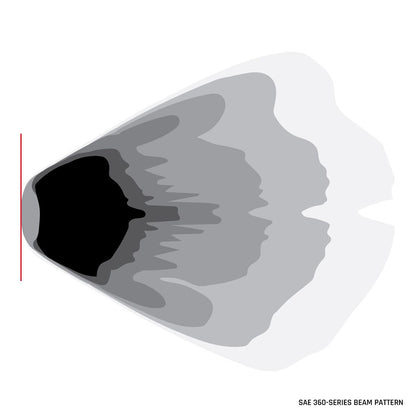 RIGID Industries 360Series 4 LED SAE Fog Beam  White  Set of 2 36120