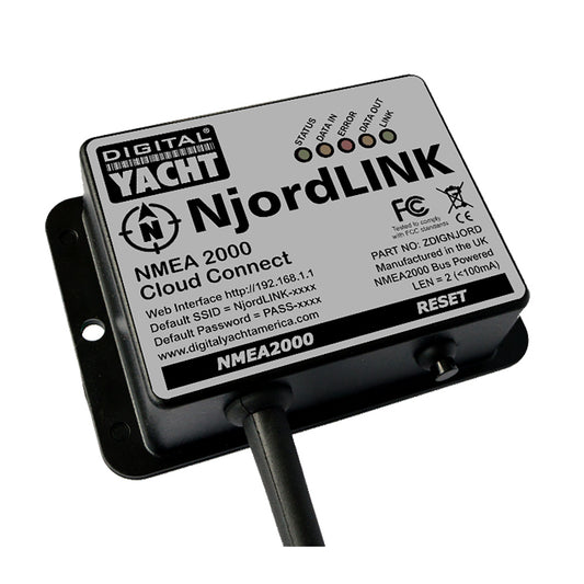 Digital Yacht NjordLINK NMEA 2000 Cloud Gateway ZDIGNJORD