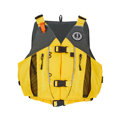 Mustang Solaris Foam Life Vest  XSS  YellowGrey MV807002222XSS