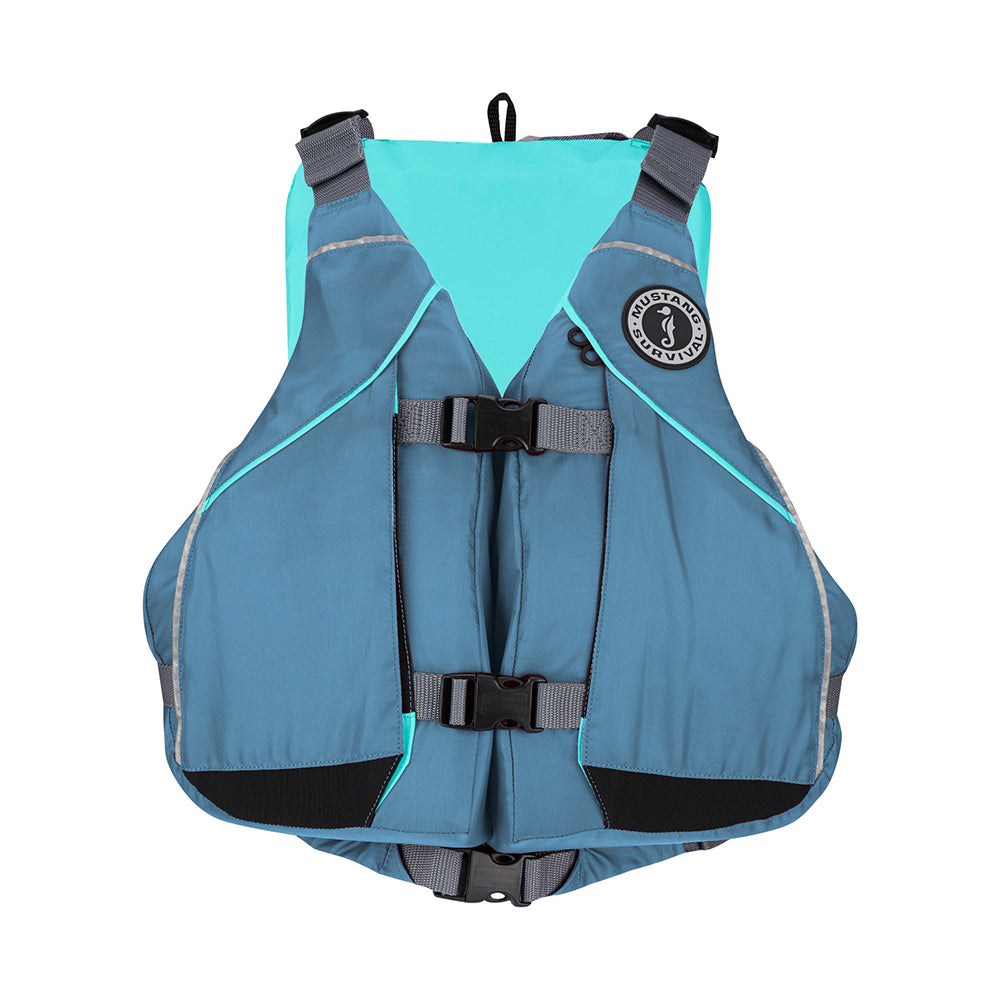 Mustang Womens Moxie Foam Life Vest  ML  SlateAqua MV807502853ML