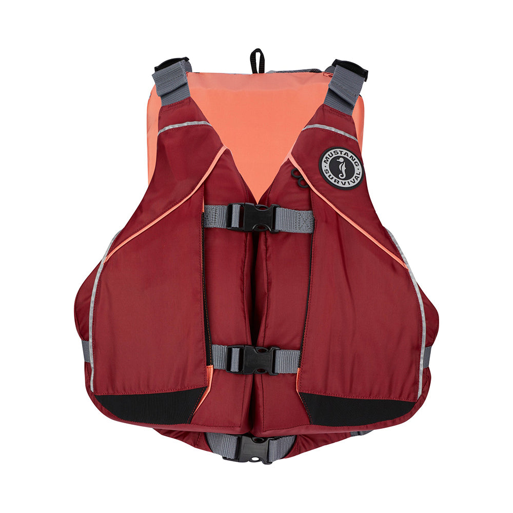 Mustang Womens Moxie Foam Life Vest  XSS  MerlotCoral MV807502857XSS