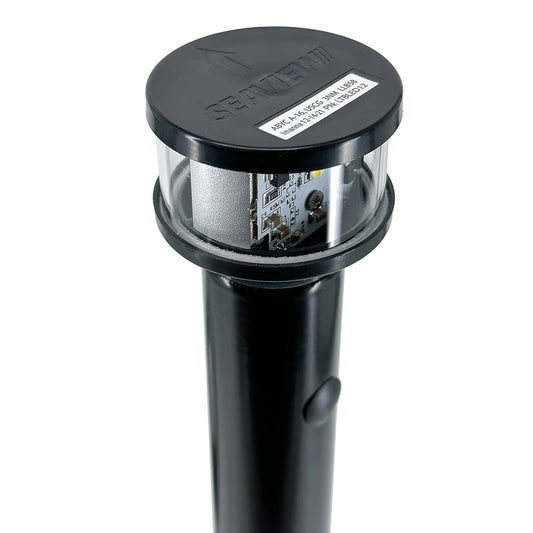 Seaview 12V C5 Certified Round 3nm LED Combo Masthead AllRound Light  Black LTBLED12C5BLK