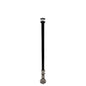 Seaview 12 Manually Folding Light Post w316 Stainless Steel Base  LTBLED12C5 Navigation Light  Black SVMHB112LEDSSB