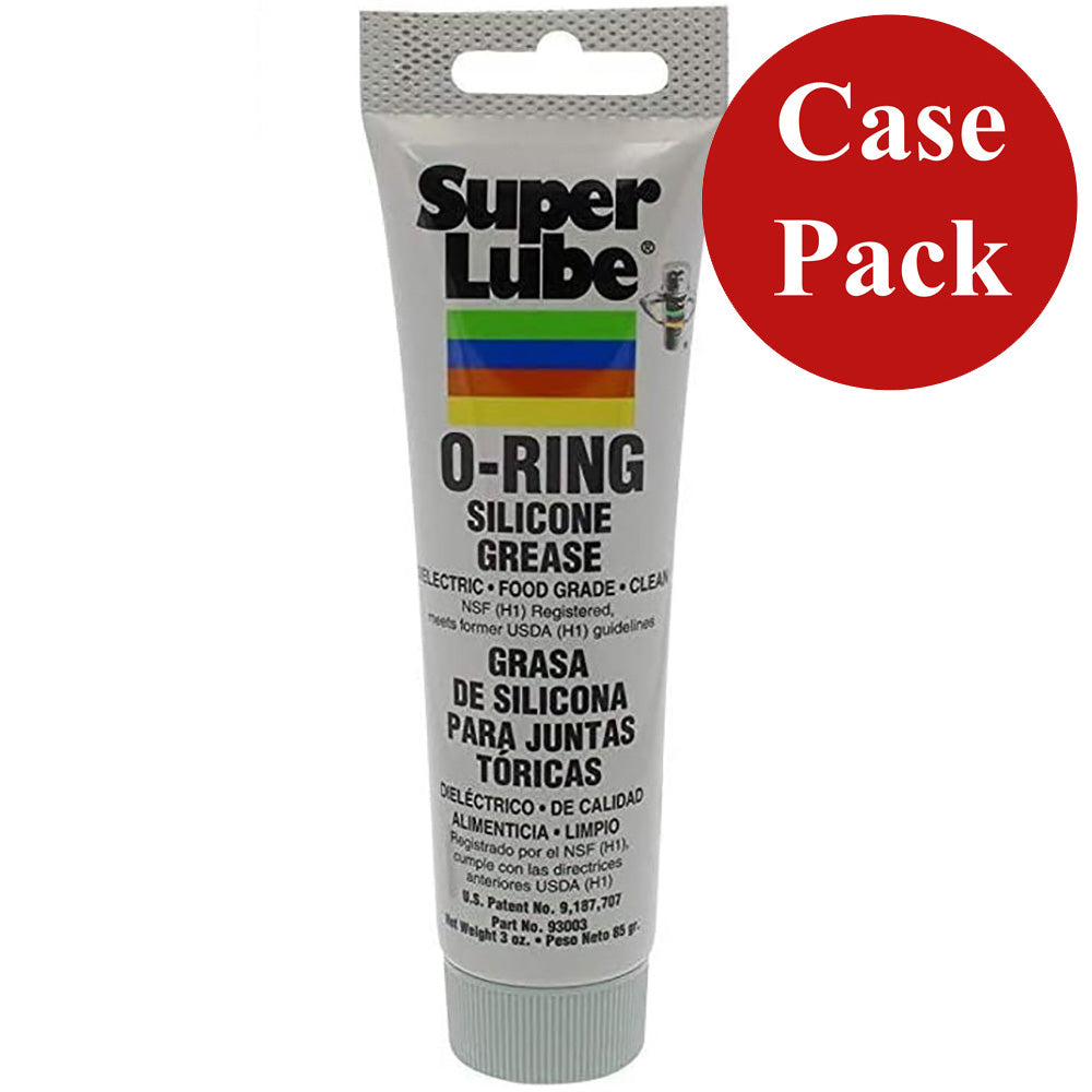 Super Lube ORing Silicone Grease  3oz Tube Case of 12 93003CASE