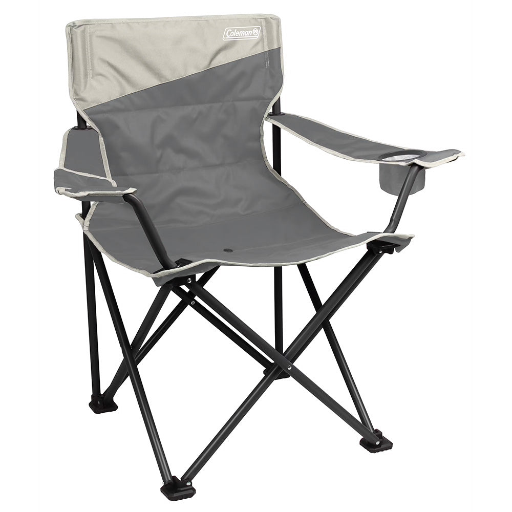 Coleman Big  Tall Quad Camping Chair  Grey 2178363