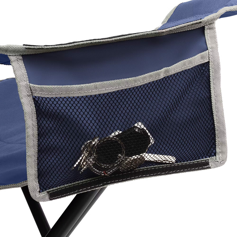 Coleman Big  Tall Quad Camping Chair  Skyfall Blue 2174440