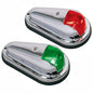 Perko Vertical Mount Side Lights  12V  Red  Green  Pair 0955DP0STS