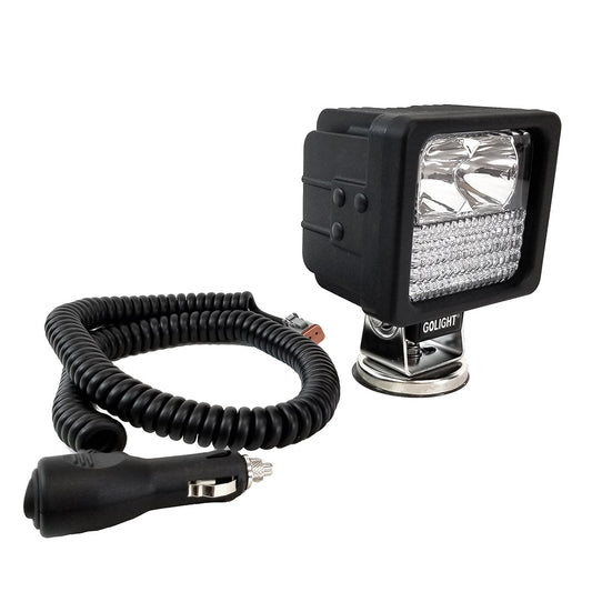 Golight GXL LED Hybrid Portable Work Light Series Magnetic Mount wNo Remote  12V  Black 40235