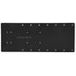 Sea Brackets 20 Straight Trolling Motor Plate  Black SEA2325BLK
