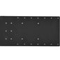 Sea Brackets 20 Straight Trolling Motor Plate fMinn Kota Quest  Black SEA2310BLK