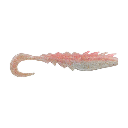 Berkley Gulp Saltwater Nemesis Prawn Curl Tail  4  Flamingo Chrome GSNPCT4FLAMC 1637569