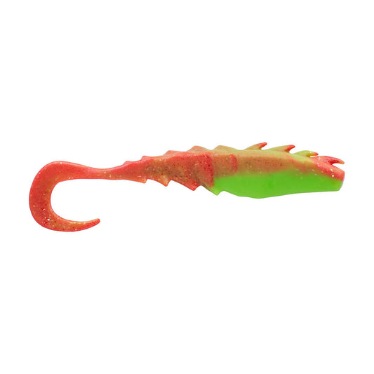 Berkley Gulp Saltwater Nemesis Prawn Curl Tail  4  Nuclear Chicken GSNPCT4NCH 1551579