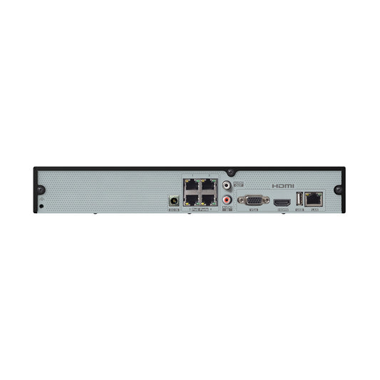 Speco 4Channel 4K H265 NVR wPOE  1 SATA  NDAA  2TB N4NRM2TB