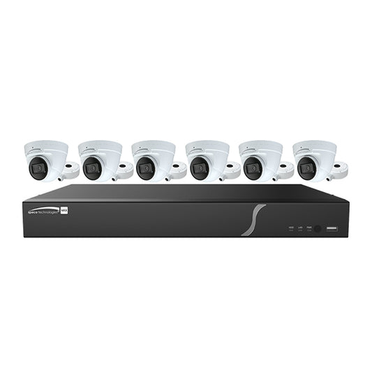 Speco 8 Channel 2TB Recorder w6 4MP Turret Cameras ZIP86T2
