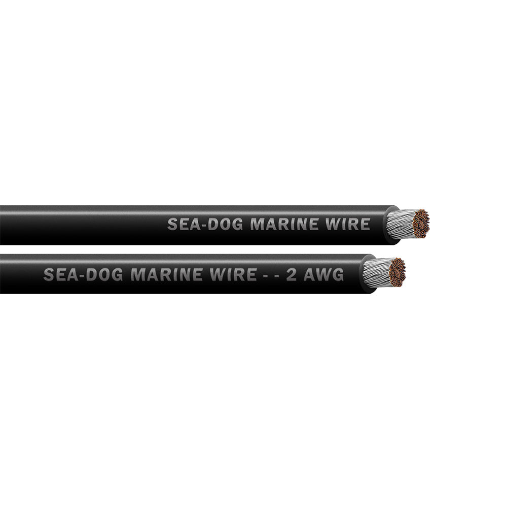 SeaDog 2 AWG Black Battery Cable  50 8002011
