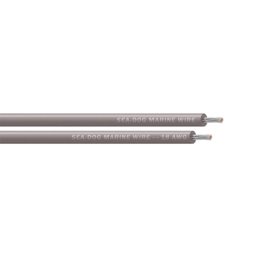 SeaDog 18 AWG Grey Primary Wire  100 8018112