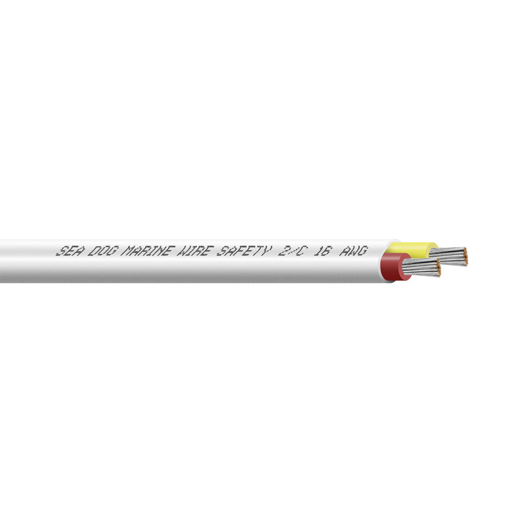 SeaDog 182 AWG Duplex Safety Wire  RedYellow  1000 8018229
