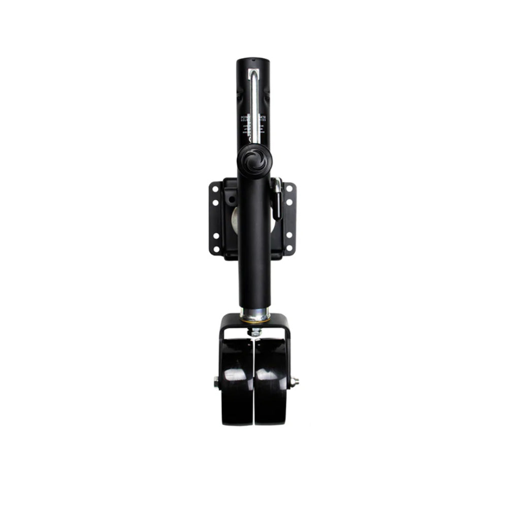 Powerwinch Select Series Jack  1500lb BoltOn Double Wheel Carbon Black 21400J1500B2BR