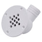 TM Marine 90Degree Cockpit Scupper Drain  White CSD92DP