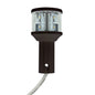 Seaview Round 24V LED Combo Masthead Light White All Round Light Bar Top  C5 Certified  Black LTBLED24C5BLK