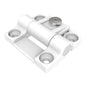 Southco Adjustable Torque Hinge Symmetric Medium Size Acetal Copolymer Natural White E61030110