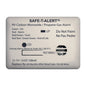 SafeTAlert 25 Series Surface Mount Dual Carbon MonoxidePropane Alarm  12V Hardwire  White 25741WT