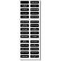 Blue Sea 8039 DC Panel Extended 120 Label Set 8039