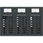 Blue Sea 8084 AC Main 6 PositionsDC Main 15 Positions Toggle Circuit Breaker Panel  White Switches 8084