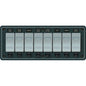 Blue Sea 8261 Waterproof Panel 8 Position  Slate Grey 8261