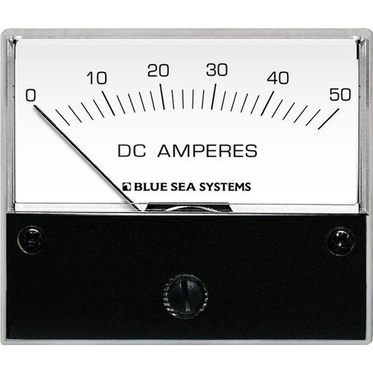 Blue Sea 8022 DC Analog Ammeter  234 Face 050 AMP DC 8022