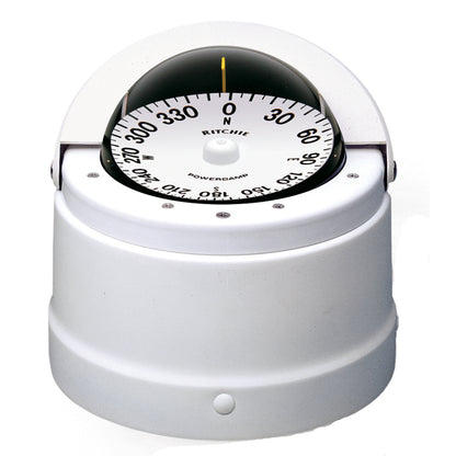 Ritchie DNW200 Navigator Compass  Binnacle Mount  White DNW200