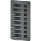 Blue Sea 4308 WeatherDeck Water Resistant Fuse Panel  8 Position  Grey 4308